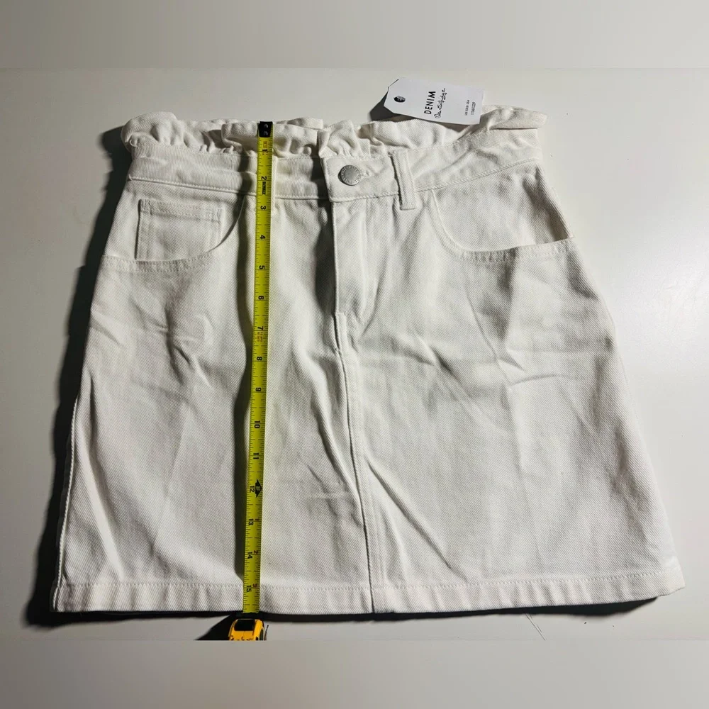 Miss Selfridge White Denim Skirt - Picture 5 of 10